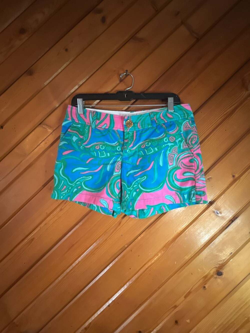 Lilly Pulitzer Callahan Shorts Multi Floral Tropical Pink Blue Green